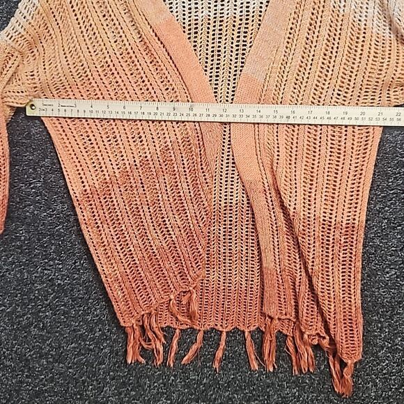 Maurices Medium Cardigan Orange - Picture 10 of 13